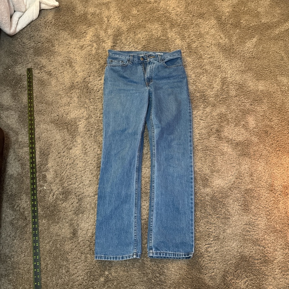George Women's Straight Leg Blue Jeans